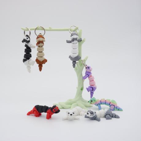 Kľúčenka z 3d fretka,