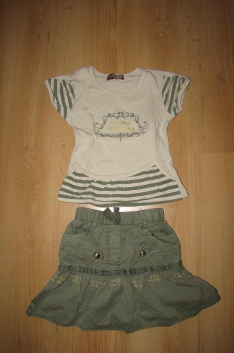 Sukňa s tričkom 110/116, 110