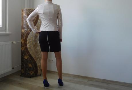 Šaty elegantné pružné so zipsom -ozdobný prvok, s, h&m,s