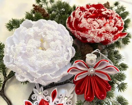 Zimná pivonka s kúzlom snehu a mrazu, 