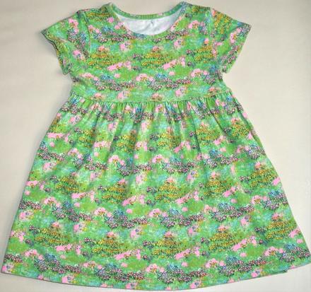 110/116 next kvietkovane saty,5-6 r., next,116