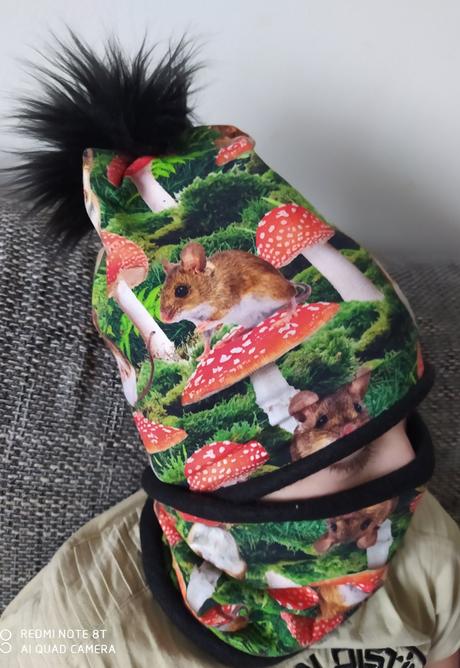 Zimný set čiapka tunel,