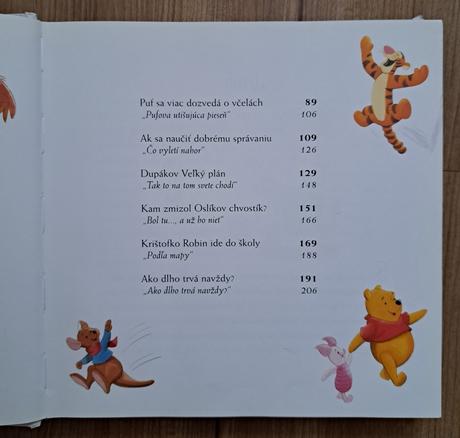 Kniha disney "macko puf", 