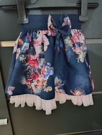 Sukňa s tylom, kvety 104, 104