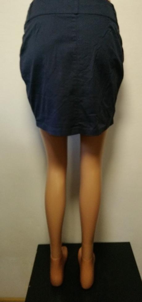 Dámska krátka modrá elastická sukňa, forever, m