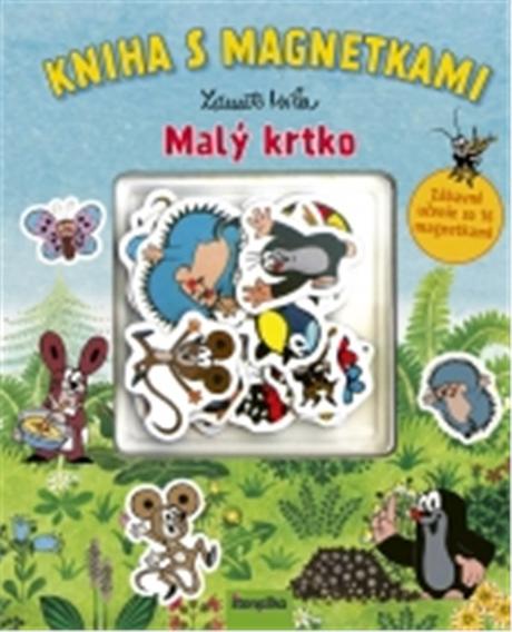Kniha s magnetkami malý krtko detská kniha, 