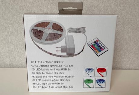 Led rgb svetelný pás 5 m s diaľkovým ovládaním, 