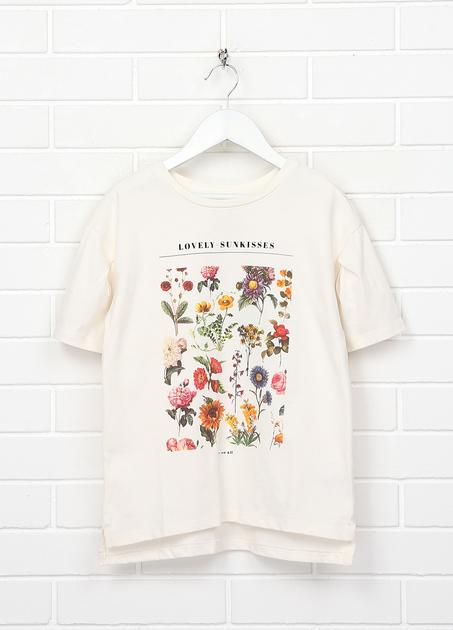 Next nádherné kvietkované bavlnené tričko, next,110