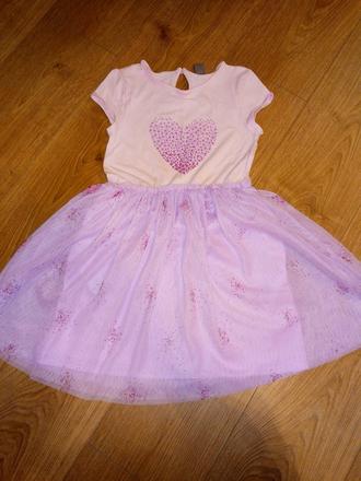 Šaty srdiečkové 128, 128