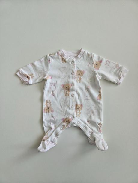 Balíček 3x body a 1x overal na spanie, 56