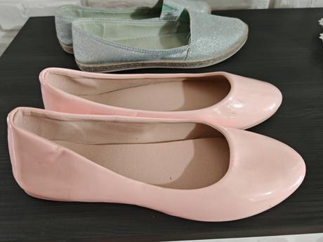 Strieborno jemne mentolove espadrilky 38, 38