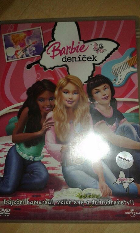 Dvd barbie denníček, 