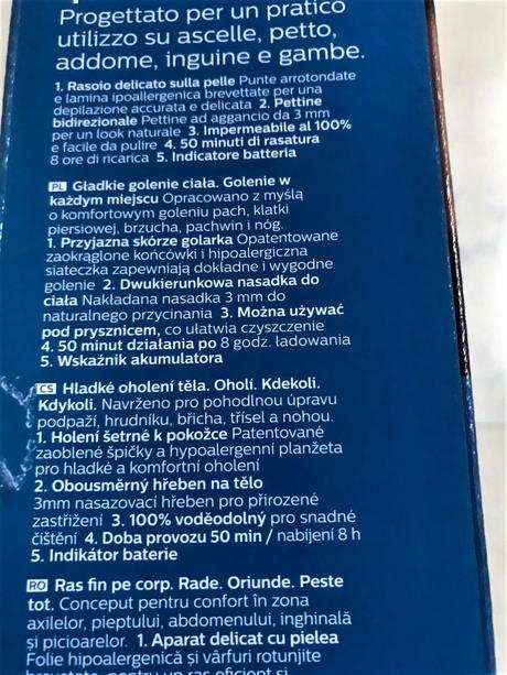 Body shave philips, 