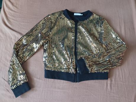 Slavnostná flitrová bundicka, kappahl,134