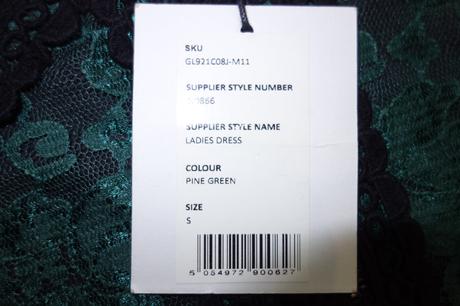 Čipkové šaty glamorous, s