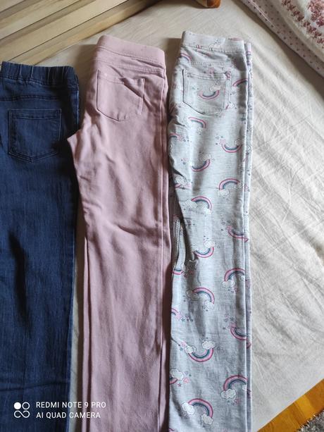Balík legíny 140 hm, h&m,140
