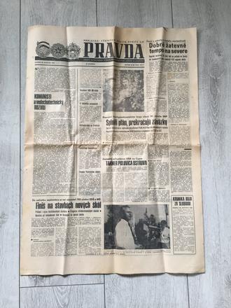 Noviny pravda 196, 20.8. 1974, 