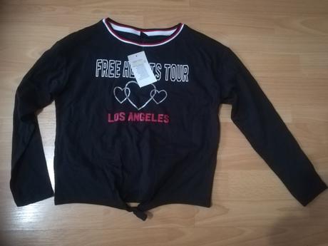 Dievčenské tričko s dlhým rukávom, 134