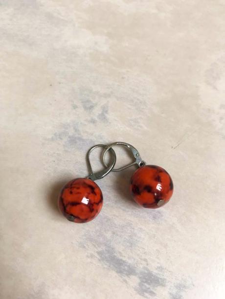 Batikované náušnice,