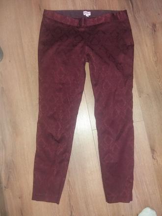 Vzorovane elegantne nohavice, 38