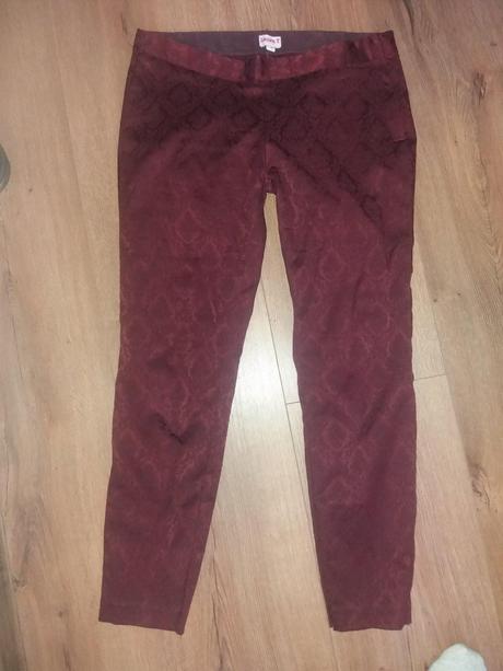 Vzorovane elegantne  nohavice, 38