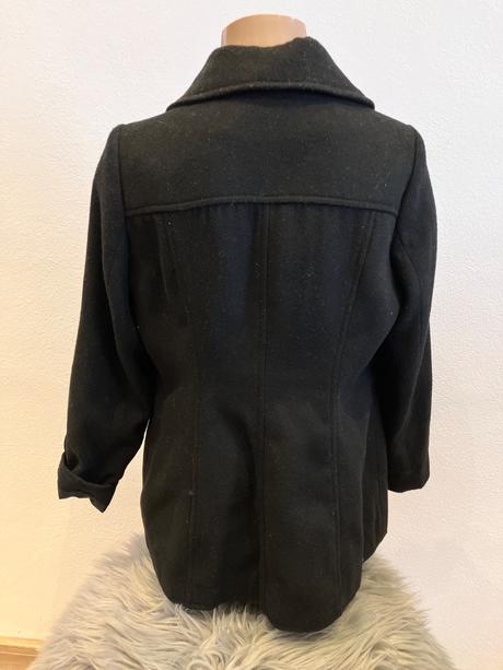 Dievčenský čierny kabát f&f (122), f&f,122