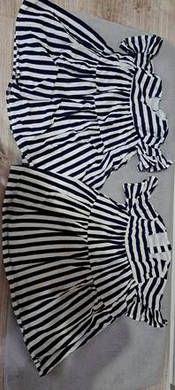 Detske šaty pre dvojičky, 104