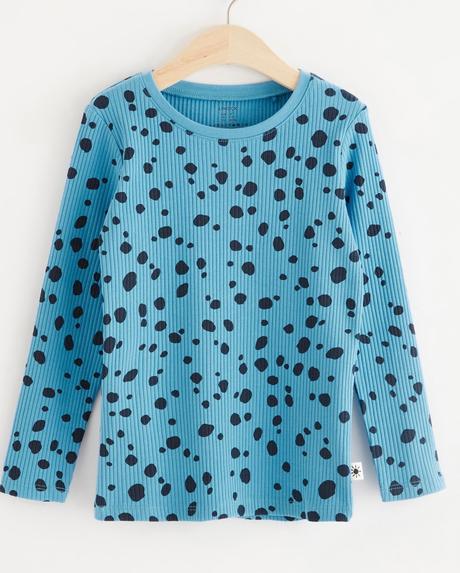 Vrúbkovaný nátelník z bio bavlny, lindex,116