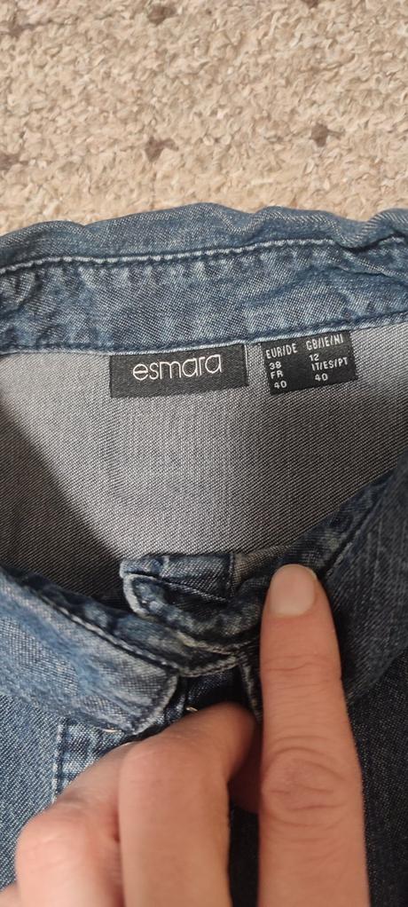 Tehotenské šaty s dlhým rukávom esmara 38, esmara,m