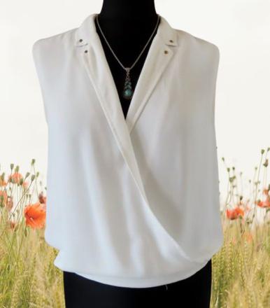 Biela blúzka h&m, veľ.36, h&m,36