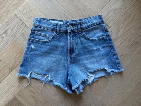 Riflové kr. nohavice od značky zara, zara,164