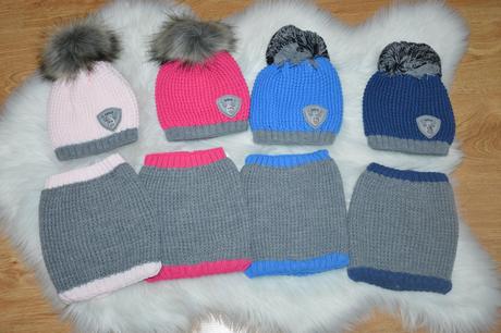 Detské modely súpravičiek čiapočka s nákrčníkom, 68 - 146