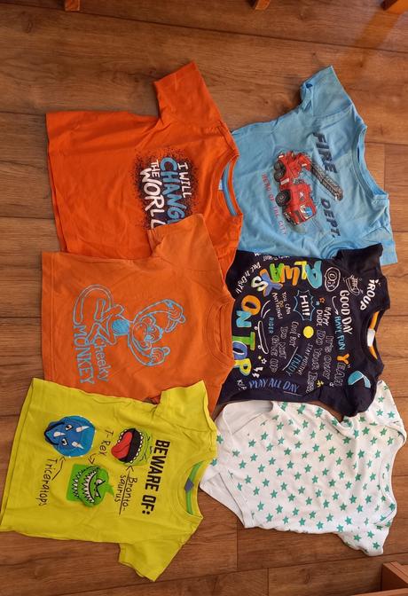 Tričká 92 top stav 0,70eur kus, pepco,92