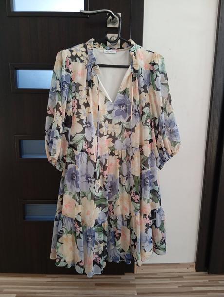 Letné šaty, papaya,44