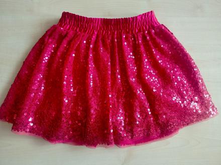 Sukňa s trblietkami, 110