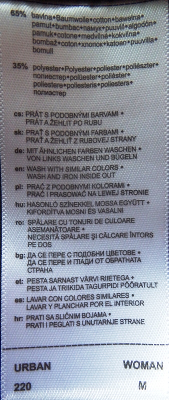 Čierne tričko s golierikom, v. xs, s, m, l, l / m / s / xs