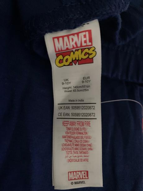 Marvel pyžamo, marvel,140