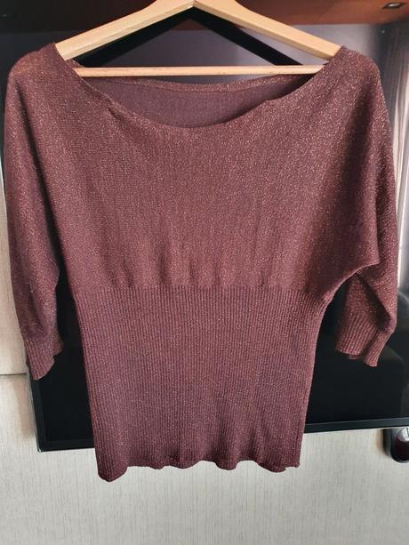 Trblietavý svetrík/top missq, s