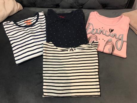 4ks tričiek s dlhým rukávom, tchibo,110