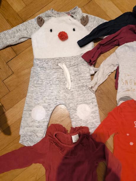 Vianočné oblečenie veľkosť 74, 68–80