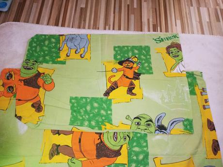 Detske postelne ovliecky pradlo shrek, šírka (cm): 90,dĺžka (cm): 120