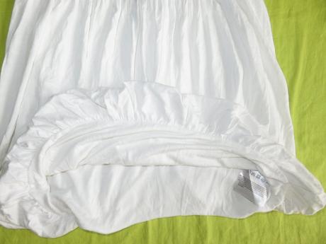 Biele tielko (xs), fishbone,xs