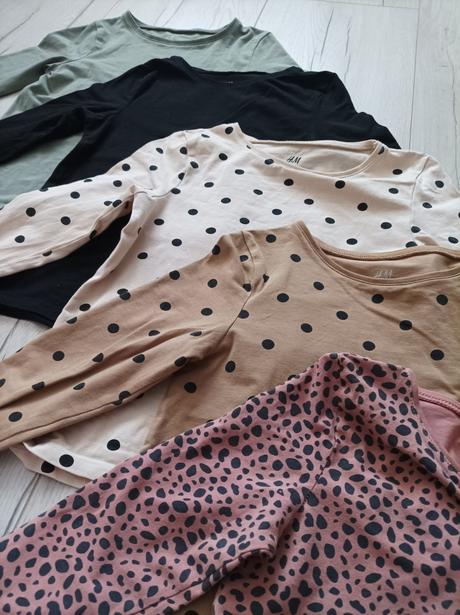 5pack tričká h&m 5 kusov 122/128, h&m,122
