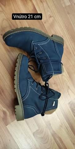 Dievčenské vysoké topánky, 34