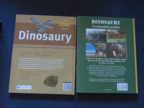 2x encyklopédia o dinosauroch - ako nové,