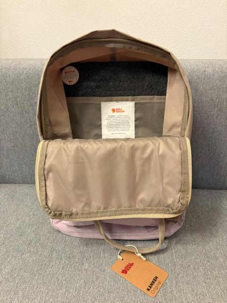 Batoh fjällräven kanken pink cream, fjällräven