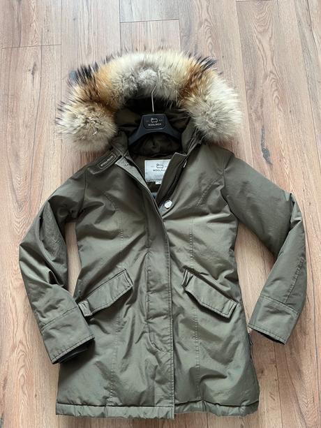 Zimna bunda,parka woolrich, xs