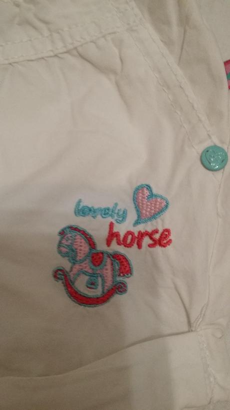 Biele šortky veľ. 74, ergee,74