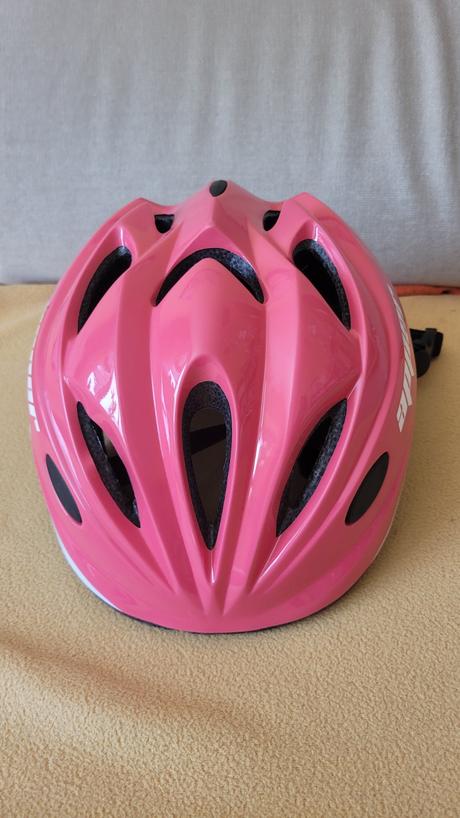Detská prilba meteor koralová-veľ.m-1xpoužitá, m