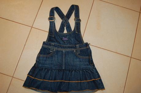 Riflová šatová sukienka., original marines,104